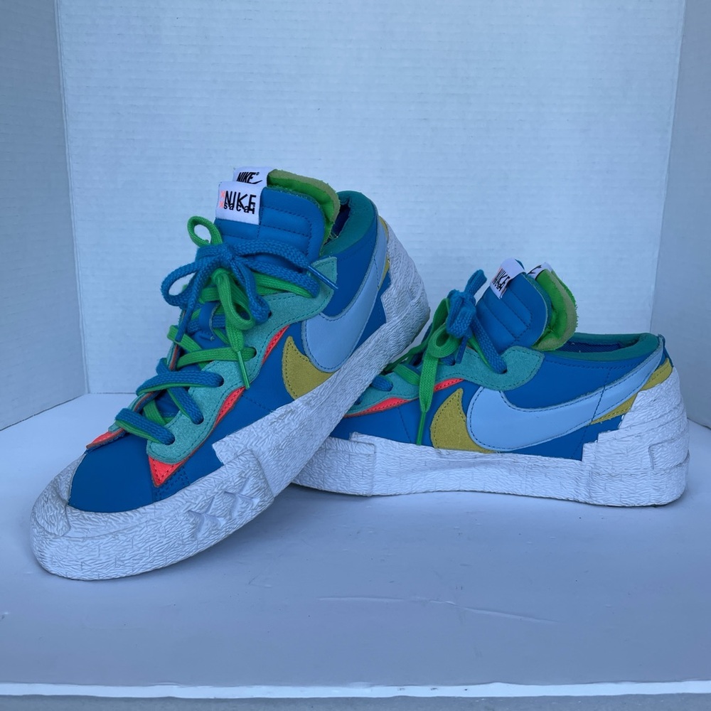 Nike Blazer Low x KAWS x Sacai Neptune Blue (DM7901-400) Men's Size 9